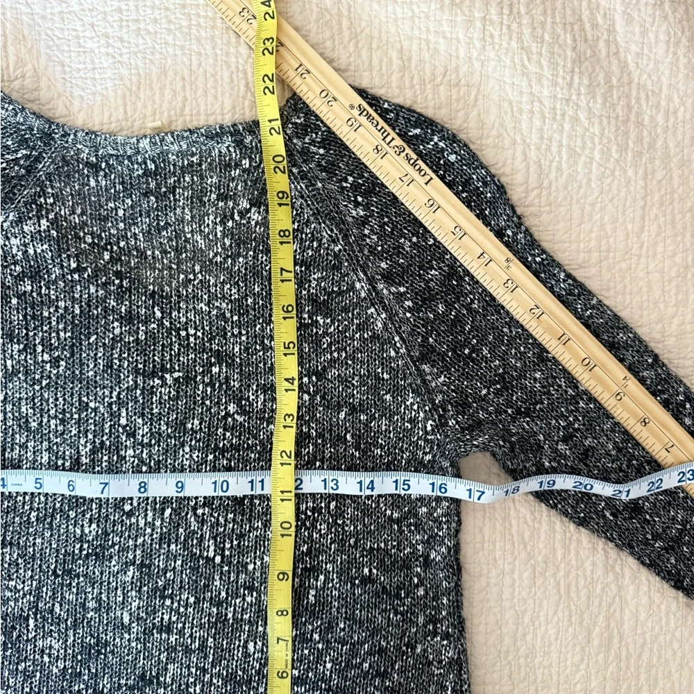 Eileen Fisher Karma Shimmer Metallic Scoop Neck Knit Sweater‎